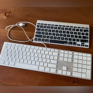 2 Apple Keyboards